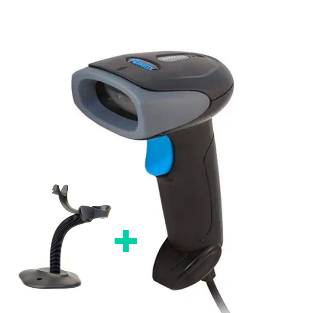 Ручний сканер Supoin SK2201 (1D), з підставкою, USB, фото 1