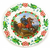 Тарелка "Казак на коне" расписана вручную