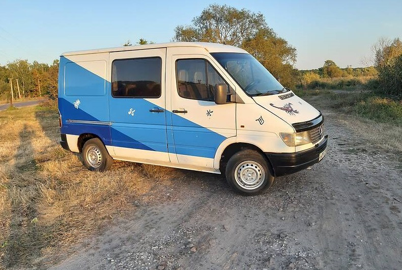 Вітровики Mercedes Sprinter I 1995-2006 (скотч) VIP Китай