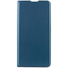 Шкіряний чохол книжка GETMAN Elegant (PU) для Motorola Edge 40 Синій, Штучна шкіра, Слот для візитки