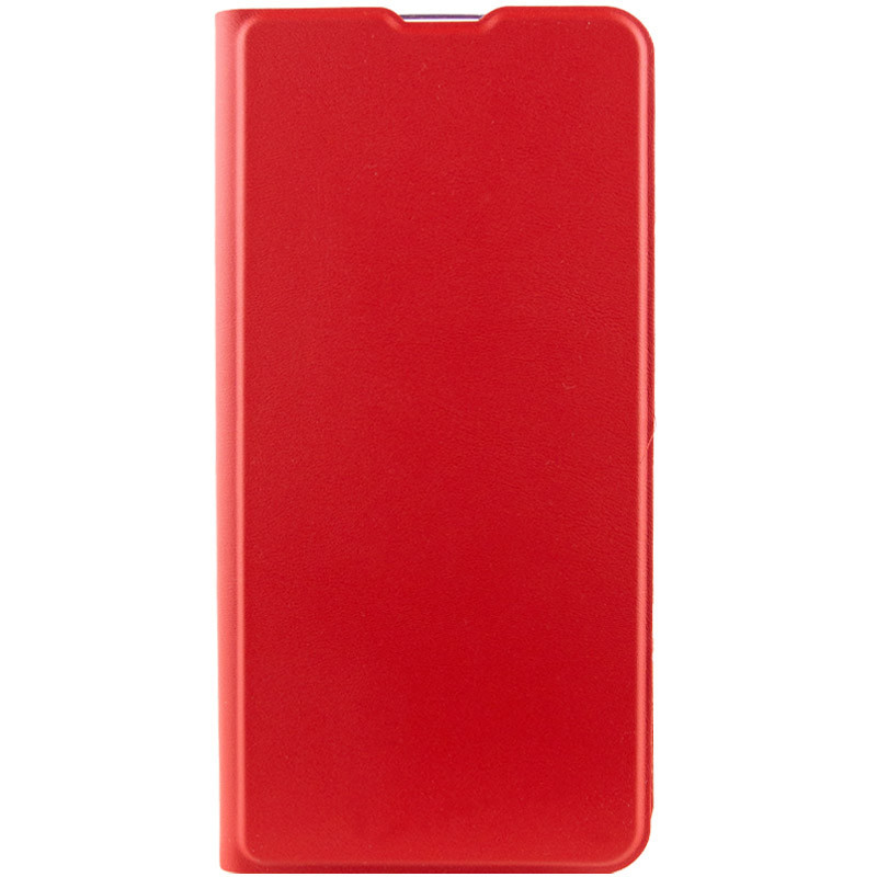 Шкіряний чохол книжка GETMAN Elegant (PU) для Motorola Moto E40 Червоний, Штучна шкіра, Слот для візитки