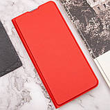 Шкіряний чохол книжка GETMAN Elegant (PU) для Motorola Moto E40 Червоний, Штучна шкіра, Слот для візитки, фото 5
