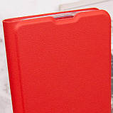 Шкіряний чохол книжка GETMAN Elegant (PU) для Motorola Moto E40 Червоний, Штучна шкіра, Слот для візитки, фото 6