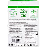 Карта пам'яті T&G microSDHC (UHS-3) 32 GB class 10 (без адаптера) Чорний, фото 3