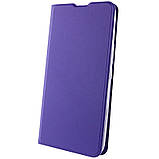 Шкіряний чохол книжка GETMAN Elegant (PU) для Nokia C31 Фіолетовий, Штучна шкіра, Слот для візитки, фото 2