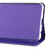 Шкіряний чохол книжка GETMAN Elegant (PU) для Nokia C31 Фіолетовий, Штучна шкіра, Слот для візитки, фото 3