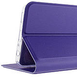 Шкіряний чохол книжка GETMAN Elegant (PU) для Nokia C31 Фіолетовий, Штучна шкіра, Слот для візитки, фото 4