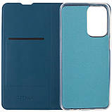 Шкіряний чохол книжка GETMAN Elegant (PU) для Nokia G22 Синій, Штучна шкіра, Слот для візитки, фото 4