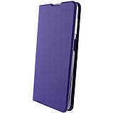 Шкіряний чохол книжка GETMAN Elegant (PU) для Nokia G22 Фіолетовий, Штучна шкіра, Слот для візитки, фото 3