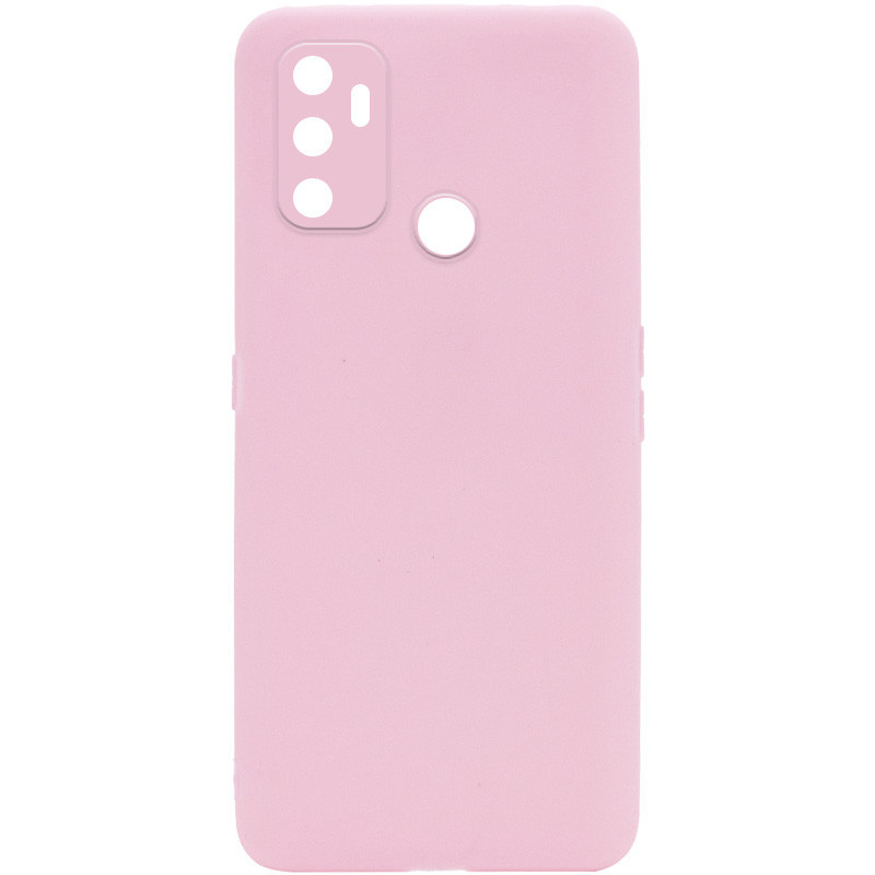 Силіконовий чохол Candy Full Camera для Oppo A53 / A32 / A33 Рожевий / Pink Sand
