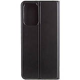Шкіряний чохол книжка GETMAN Elegant (PU) для Nokia G22 Чорний, Штучна шкіра, Слот для візитки, фото 2
