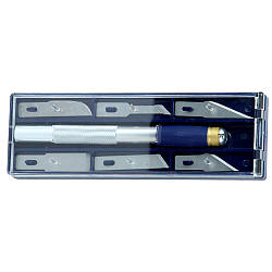 Набір ножів моделярських 6 шт + тримач SIGMA (8214011)