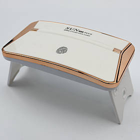 Міні UV/LED лампа Sun 12 Plus для сушіння нігтів на USB (складна), 60 Вт. Білий