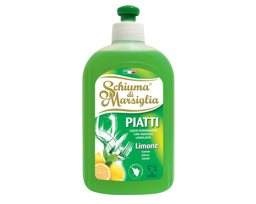 Гель для миття посуду Schiuma di Marsiglia Piatti Limone з ароматом лимону 500 мл