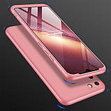 Пластикова накладка GKK LikGus 360 градусів (opp) для Realme C11 (2020) Рожевий / Rose Gold, фото 6