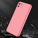 Пластикова накладка GKK LikGus 360 градусів (opp) для Realme C11 (2020) Рожевий / Rose Gold, фото 7
