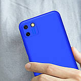Пластикова накладка GKK LikGus 360 градусів (opp) для Realme C11 (2020) Синій, фото 4