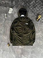Вітровка чоловіча TNF бірки Куртка норд фейс на блискавці з капюшоном шикарна якість