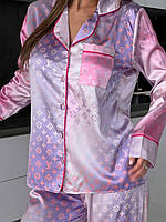 Пижама LV Louis Vution Женская пижама для дома Пижамы для сна комплект рубашка штаны