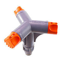 Дощувач 3 ходовий укороч. SLD синій