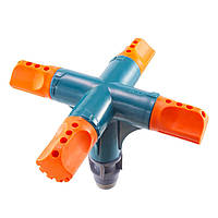 Дощувач 4 ходовий SLD синій