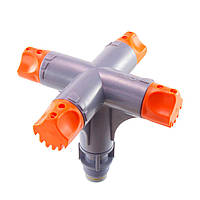 Дощувач 4 ходовий укороч. SLD синій