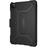 Чохол-книжка UAG Metropolis для Apple iPad Pro 11" (2018-2022) / Air 10.9" (2020) Чорний, Штучна шкіра, фото 7