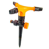 Дощувач 3 ходовий з кілочком під конектор SLD помаранчевий (ICN01503)