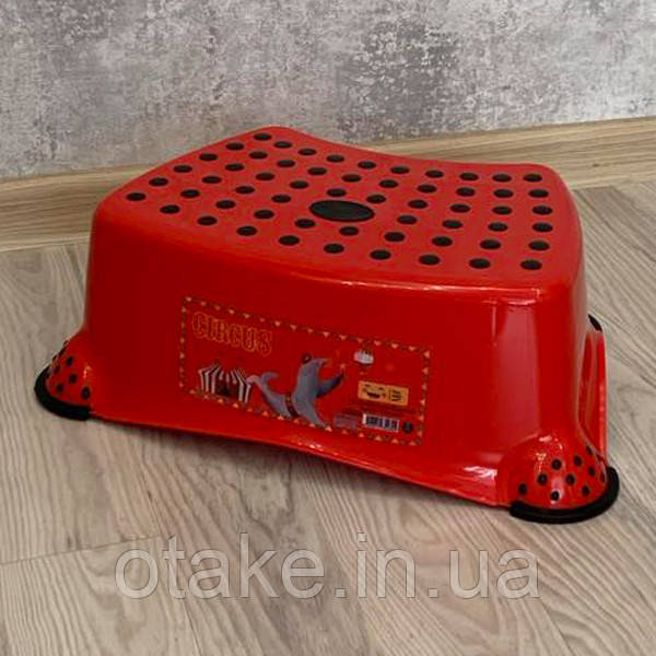 Стільчик-сходинка СМ-510 червоний, фото 1