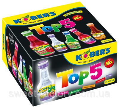 Набір мініатюрок Kober's Top 5 Mix 25s 500ml