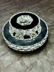 Кришталевий світильник світлодіодний Linisoln 40W колір Хром D-1 HR