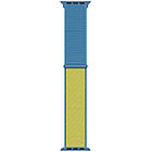 Ремінець Nylon для Apple watch 38mm/40mm/41mm Blue / Yellow