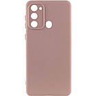 Чохол Silicone Cover Lakshmi Full Camera (A) для Tecno Spark Go 2022 (KG5m) Рожевий / Pink Sand, Full camera