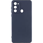 Чохол Silicone Cover Lakshmi Full Camera (A) для Tecno Spark Go 2022 (KG5m) Синій / Midnight Blue, Full camera