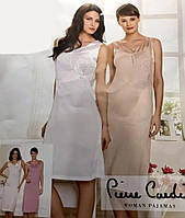 Нічна сорочка віскоза Pierre Cardin Туреччина 3 кольори M, Бежевий