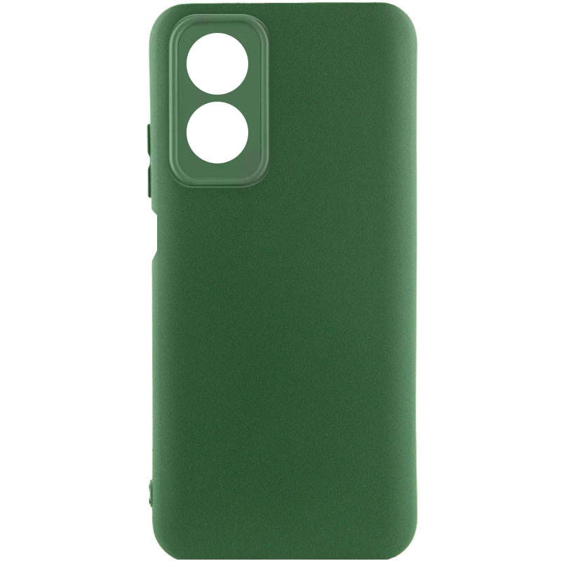 Чохол Silicone Cover Lakshmi Full Camera (A) для Oppo A17 Зелений / Dark green, Full camera