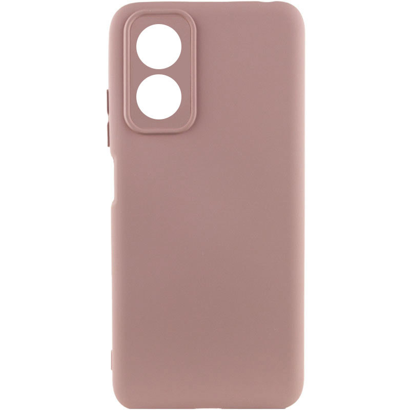 Чохол Silicone Cover Lakshmi Full Camera (A) для Oppo A17 Рожевий / Pink Sand, Full camera