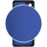 Чохол Silicone Cover Lakshmi Full Camera (A) для Oppo A17 Синій / Midnight Blue, Full camera, фото 3