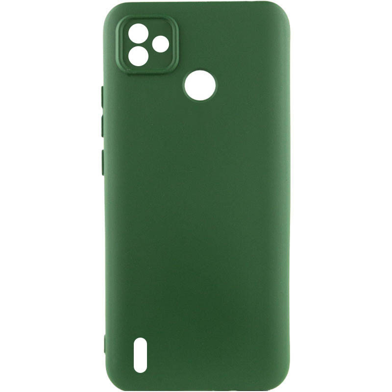 Чохол Silicone Cover Lakshmi Full Camera (A) для TECNO POP 5 Зелений / Dark green, Full camera