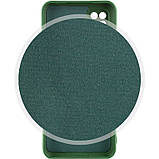 Чохол Silicone Cover Lakshmi Full Camera (A) для TECNO POP 5 Зелений / Dark green, Full camera, фото 3