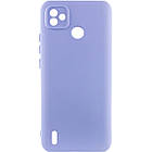 Чохол Silicone Cover Lakshmi Full Camera (A) для TECNO POP 5 Бузковий / Dasheen, Full camera