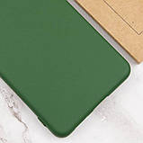 Чохол Silicone Cover Lakshmi Full Camera (A) для Tecno Pop 6 Pro Зелений / Dark green, Full camera, фото 3