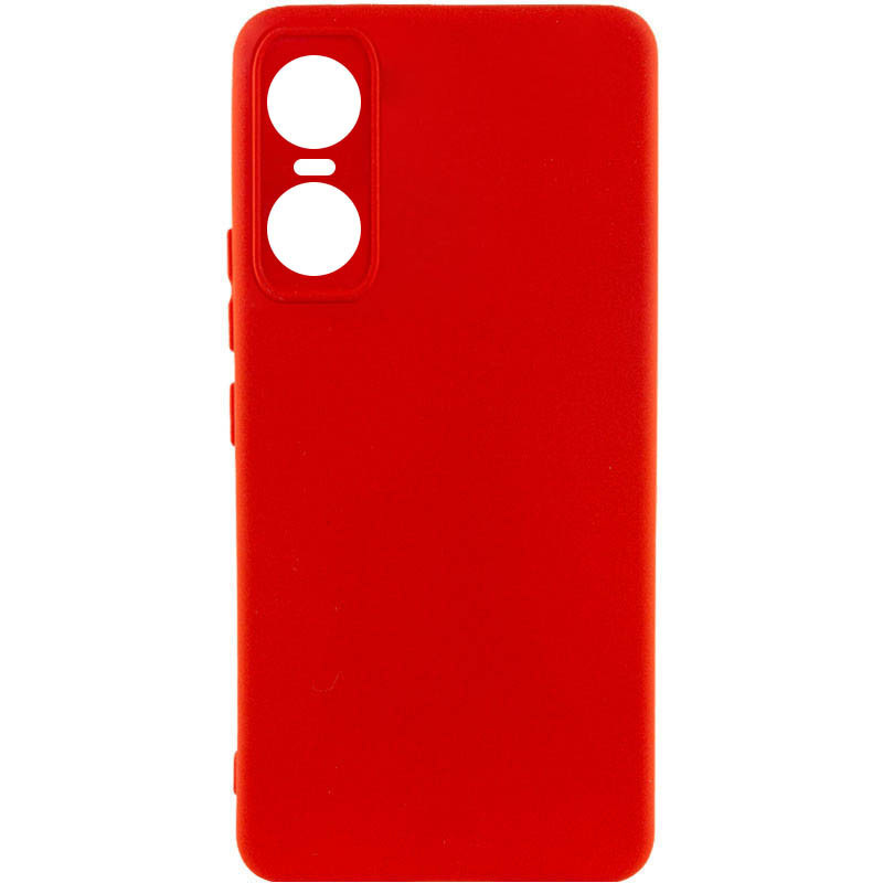 Чохол Silicone Cover Lakshmi Full Camera (A) для Tecno Pop 6 Pro Червоний / Red, Full camera