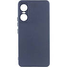 Чохол Silicone Cover Lakshmi Full Camera (A) для Tecno Pop 6 Pro Синій / Midnight Blue, Full camera