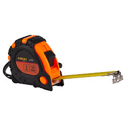 Рулетка магнітна фіксатор + гальмо 5 м×19мм SIGMA (3823051)