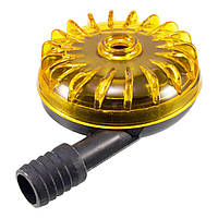 Равлик для поливу прозорий SLD ⌀ 9 см жовтий