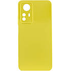 Чохол Silicone Cover Lakshmi Full Camera (A) для Xiaomi Redmi Note 12S Жовтий / Flash, Full camera