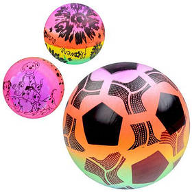 М'яч дитячий  9 дюймів, веселка, ЦІНА ЗА УП. 10ШТ, ПВХ, 57-63г, 3 види (240шт)