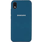 Чохол Silicone Cover Full Protective (AA) для Samsung Galaxy M01 Core/A01 Core Синій / Cosmos Blue