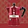 Гейзерна кавоварка Bialetti Moka Espresso Rossa на 3 чашки (оригінал), фото 8